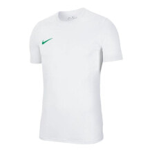 Женские кроссовки мужская спортивная футболка белая с логотипом Nike Park VII M BV6708-101 T-shirt