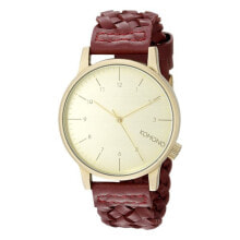 Мужские наручные часы с ремешком Мужские наручные часы с красным кожаным ремешком Komono KOM-W2030 ( 42 mm)