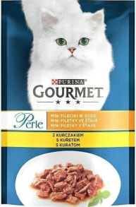 Купить влажные корма для кошек Gourmet: Gourmet Gourmet Perle Mini Fileciki Kurczak 85g, saszetka dla kota