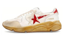 Golden Goose Running Sole White Red