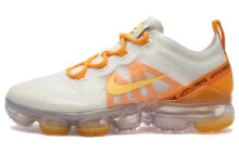 Nike VaporMax 2019 White Orange Peel 低帮 跑步鞋 女款 白橙 / Кроссовки Nike VaporMax 2019 White Orange Peel AR6632-102