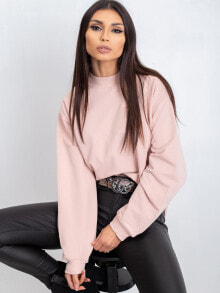 Женский свитшот объемное нежно-розовый Factory Price