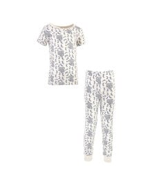 Little Girls and Boys Elephant Tight-Fit Pajama Set, Pack of 2 купить онлайн