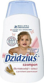 Средства для купания малышей dzidzius Шампунь с протеинами пшеницы и экстрактом хлопка для младенцев и детей  300 мл