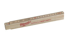 Строительные линейки и угольники Тонкий деревянный складной метр Milwaukee Folding Rule 2 м