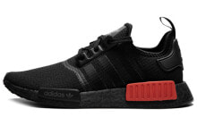 adidas originals NMD_R1 Core Black Lush Red 减震防滑 低帮 运动鞋休闲鞋 男女同款 黑红 / Кроссовки adidas originals NMD_R1 Core Black Lush Red B37618