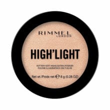 Компактная пудра для лица с эффектом загара High'Light Rimmel London 99350066694 Nº 002 Candleit 8 g