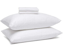 Right Choice Bedding zippered Pillow Protector 2 Pack White