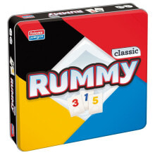 Настольные игры для компании fALOMIR Rummy In Metal Box Board Game