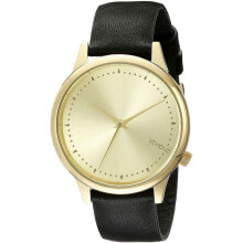 Женские наручные часы Женские наручные часы с черным кожаным ремешком Komono KOM-W2453 ( 36 mm)