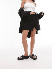 Черные женские мини-юбки