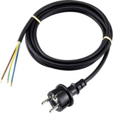 Кабели и провода для строительства bASETech XR-1638085 кабель питания Черный 5 m Силовая вилка тип F