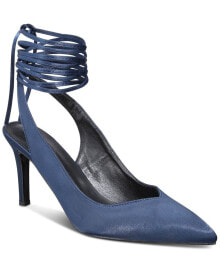 Синие женские туфли на каблуке VAILA SHOES