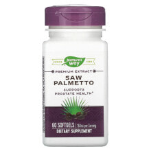 Nature's Way, Пальма сереноа, 160 мг, 60 мягких таблеток