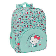 School Bag Hello Kitty Sea lovers Turquoise 33 x 42 x 14 cm