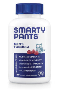 Витаминно-минеральные комплексы SmartyPants Men's Mo Complete Multivitamin Мультивитамины для мужчин 180 пастилок