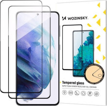 Wozinsky Wozinsky Full Glue Tempered Glass szkło hartowane Samsung Galaxy S23+ 9H na cały ekran z czarną ramką