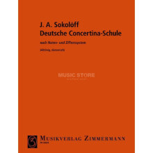 Zimmermann Verlag Deutsche Concertinaschule (40) J.A. Sokoloff