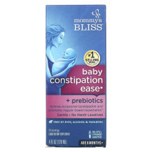 Витамины и БАДы для женщин Mommy's Bliss, Baby, Constipation Ease, 6 Months+, 4 fl oz (120 ml)