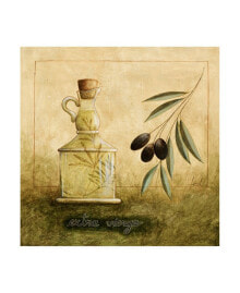 Trademark Global pablo Esteban Olive Oil Branches 1 Canvas Art - 19.5