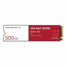 Внутренние твердотельные накопители (SSD) жесткий диск Western Digital RED SN700  NAS 500 GB SSD 500 GB