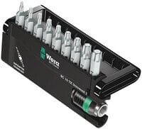 Wera Bit-Check 10 TX Universal 2 - 9 pc(s) - Torx - TX10,TX15,TX20,TX25,TX30,TX40,TX6,TX8,TX9 - 1x 1/4