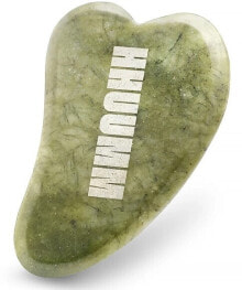 Gua Sha Jade-Massageplatte für das Gesicht grün - Hhuumm GuaSha