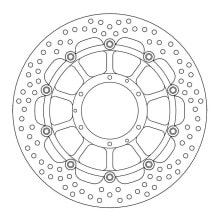 MOTO-MASTER Halo Honda 113114 Front Brake Disc