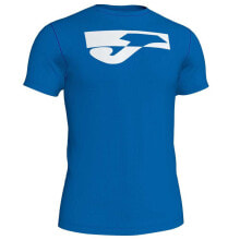 Мужские спортивные футболки мужская спортивная футболка голубая с логотипом JOMA Monsul Short Sleeve T-Shirt