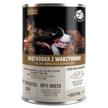 PET REPUBLIC Adult medium & large liver with vegetables wet dog food 1250g