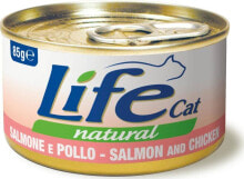 Life Pet Care LIFE CAT pusz.85g SALMON + CHICKEN /24