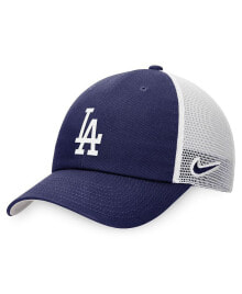 Nike men's Royal, White Los Angeles Dodgers Heritage86 Lightweight Unstructured Adjustable Trucker Hat