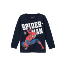 NAME IT Naza Spiderman Long Sleeve T-Shirt
