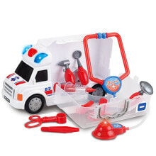 Игрушечные машинки и техника для мальчиков игрушечная машинка Tachan Скорая помощь, с медицинским набором
