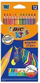 Bic Kredki Eco Evolution Stripes 12 kolorów (950522)