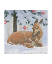 Trademark Global emily Adams Christmas Critters Bright VIII Canvas Art - 36.5