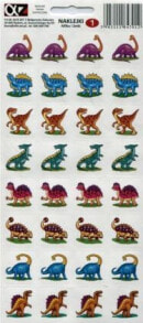 Наклейки для детского творчества ALFA-ZET Stickers Alfika and Zetka 1 Dinosaurs