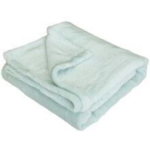 Покрывала, подушки и одеяла для малышей microdoux -Abdeckung 75x100 cm Salbei