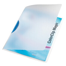 Полки и панели для инструментов leitz ColorClip Magic - blue обложка с зажимом Полипропилен (ПП) 41740035