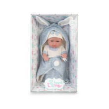 FAMOSA Baby 33 Cm With Blue Blanket Doll