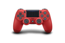 Рули, джойстики и геймпады Sony DualShock 4 Геймпад PlayStation 4 Аналоговый/цифровой Bluetooth/USB Красный 9814153