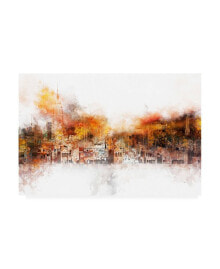 Trademark Global philippe Hugonnard NYC Watercolor Collection - the Skyline Canvas Art - 36.5