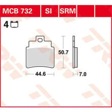 TRW Allround Standard Kymco KXR 250 2X4 Mongoose 05 organic rear brake Pads