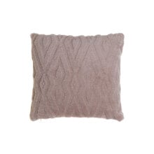 Cushion DKD Home Decor Pink Rhombus 45 x 15 x 45 cm