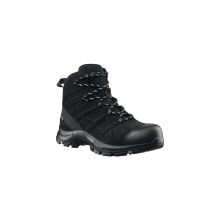 Haix Sicherheitsstiefel BE Safety 53 mid Größe 9,5 (44) schwarz S3 HRO HI CI WR SRC ESD EN ISO 20345 Nubukleder