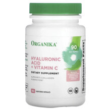 Витамин С органика, Hyaluronic Acid + Vitamin C, 90 Vegetarian Capsules
