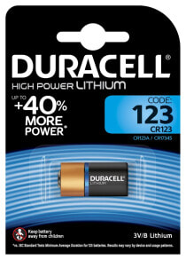 Батарейки и аккумуляторы для фото- и видеотехники Duracell 123106 батарейка Батарейка одноразового использования CR123A Литиевая