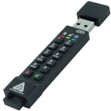Apricorn ASK3-NX USB флеш накопитель 128 GB USB тип-A 3.2 Gen 1 (3.1 Gen 1) Черный ASK3-NX-128GB