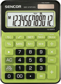 Школьные калькуляторы Sencor SEC 372T / GN calculator