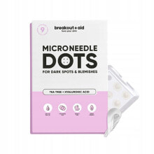 Patches with microneedles for dark spots after acne